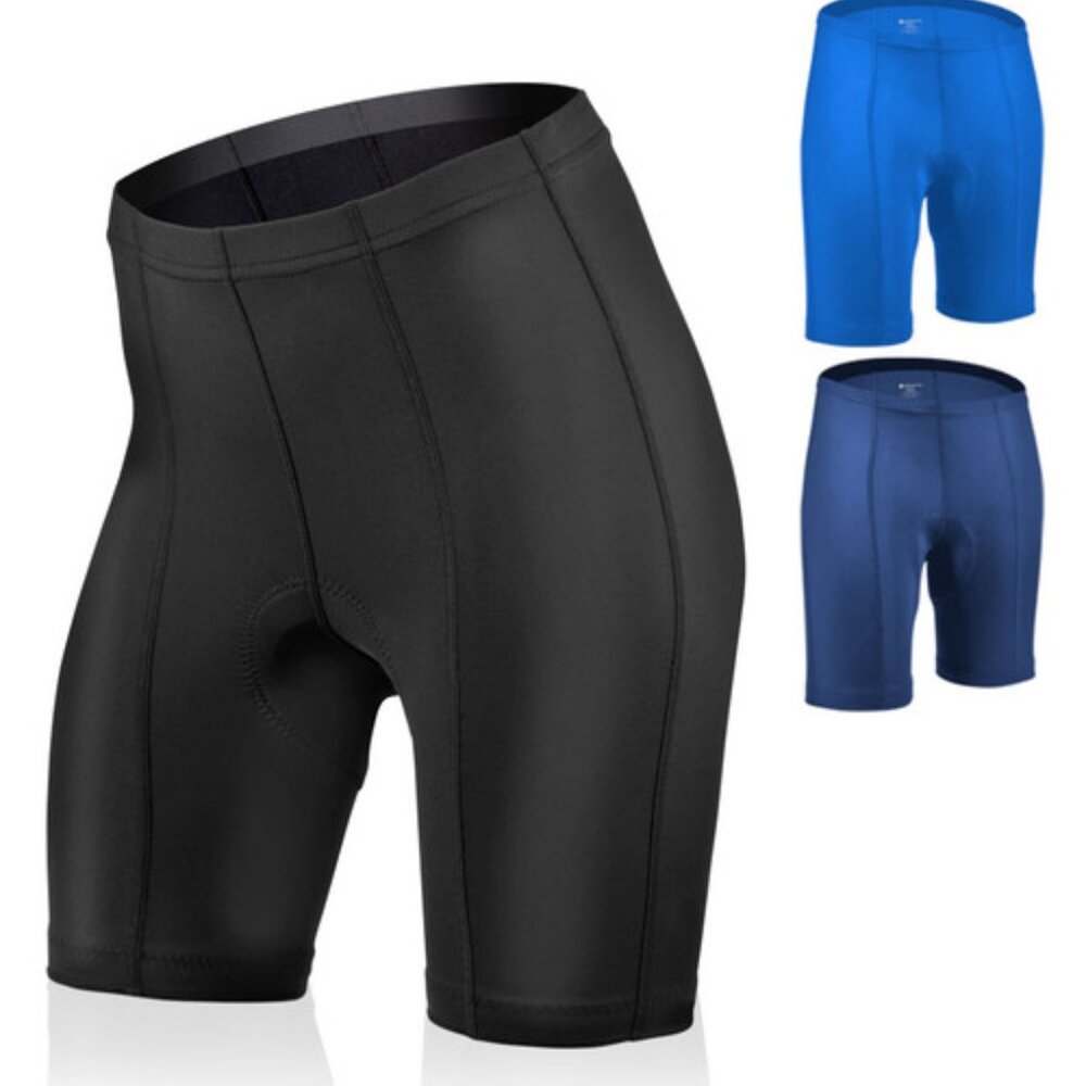 Aero Tech Women's Pro PADDED Cycling Short with Anti-Chafe Chamois
